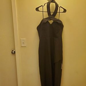 BEAUTIFUL BLACK HALTER DRESS
